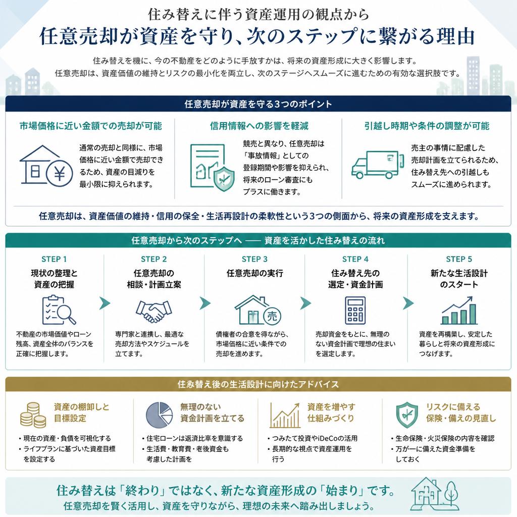 資産運用の視点から見る任意売却のメリット