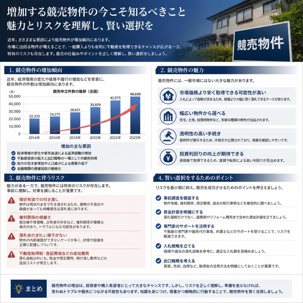 3. 競売物件の魅力とリスク