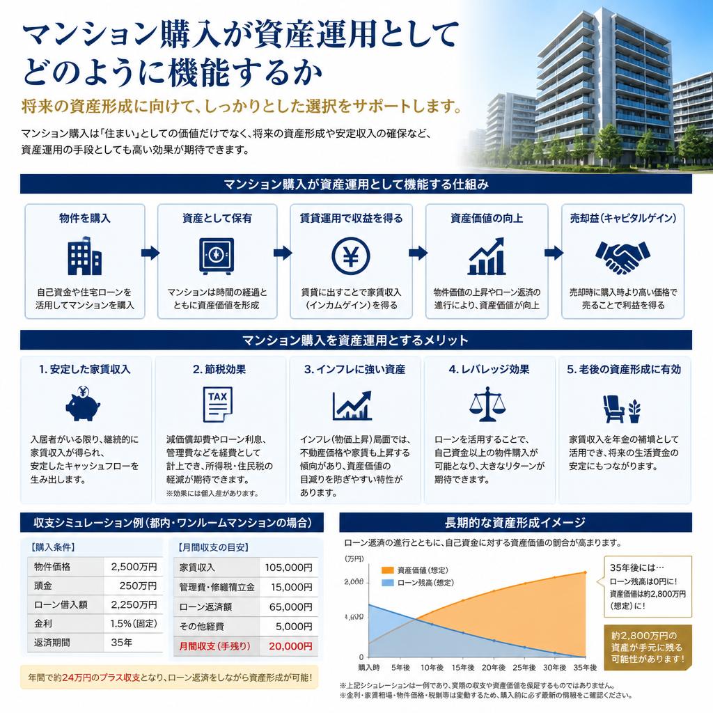4. 資産運用の観点から見たマンション購入