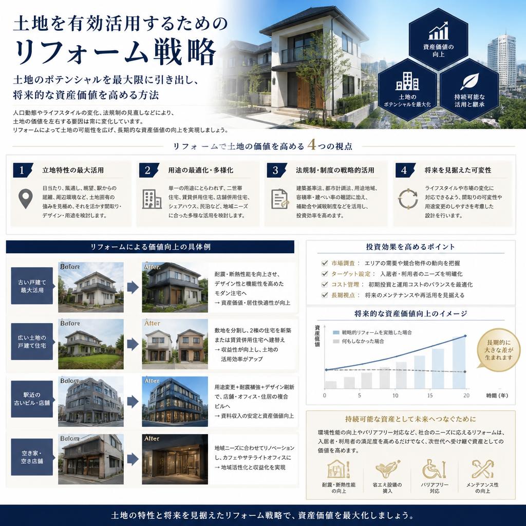 土地活用とリフォームの関係