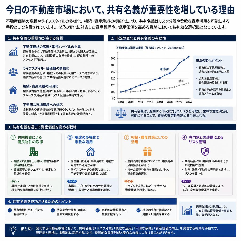 不動産市場における共有名義の重要性