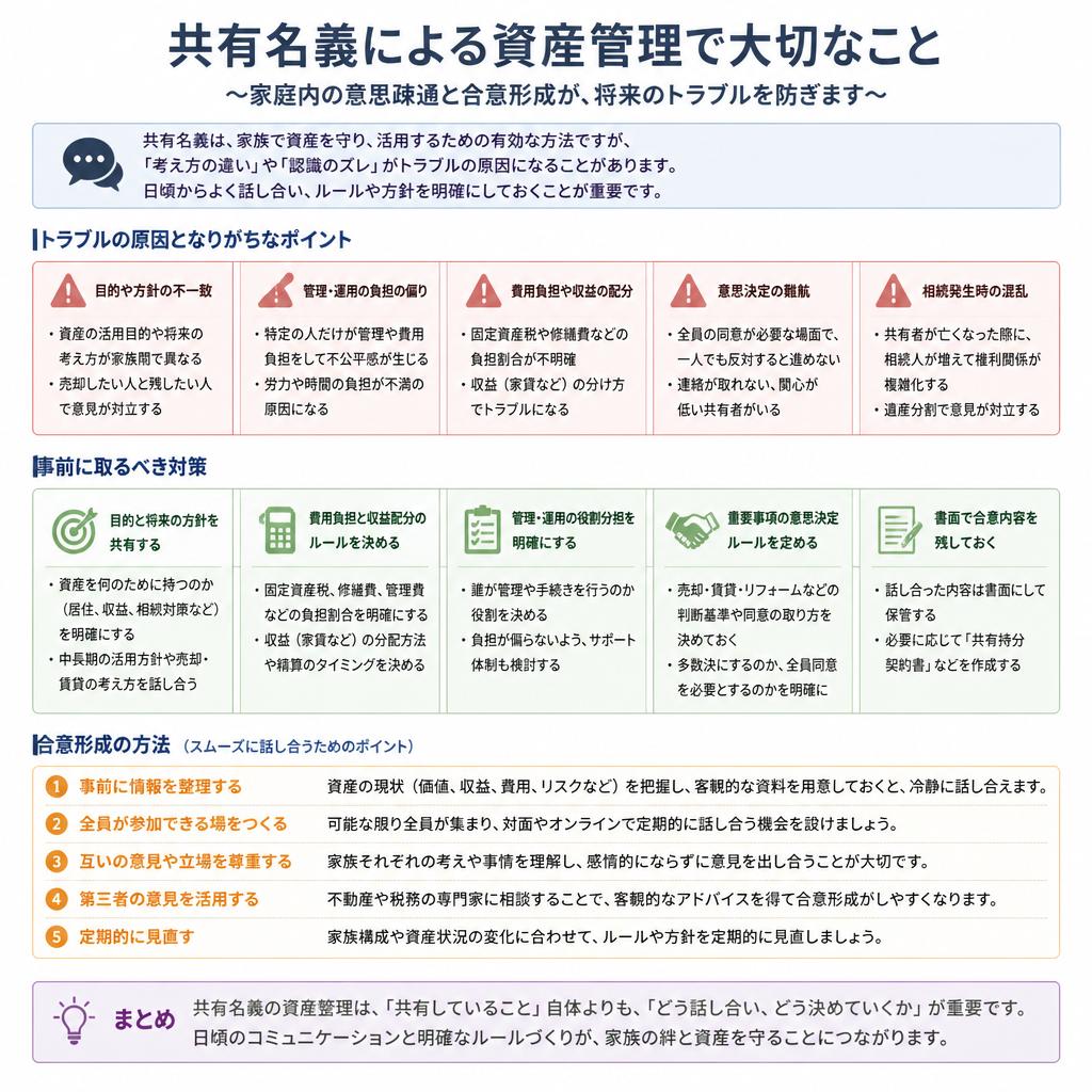 家庭内トラブルを回避するための提案