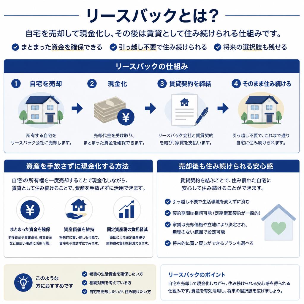 リースバックとそのメリット