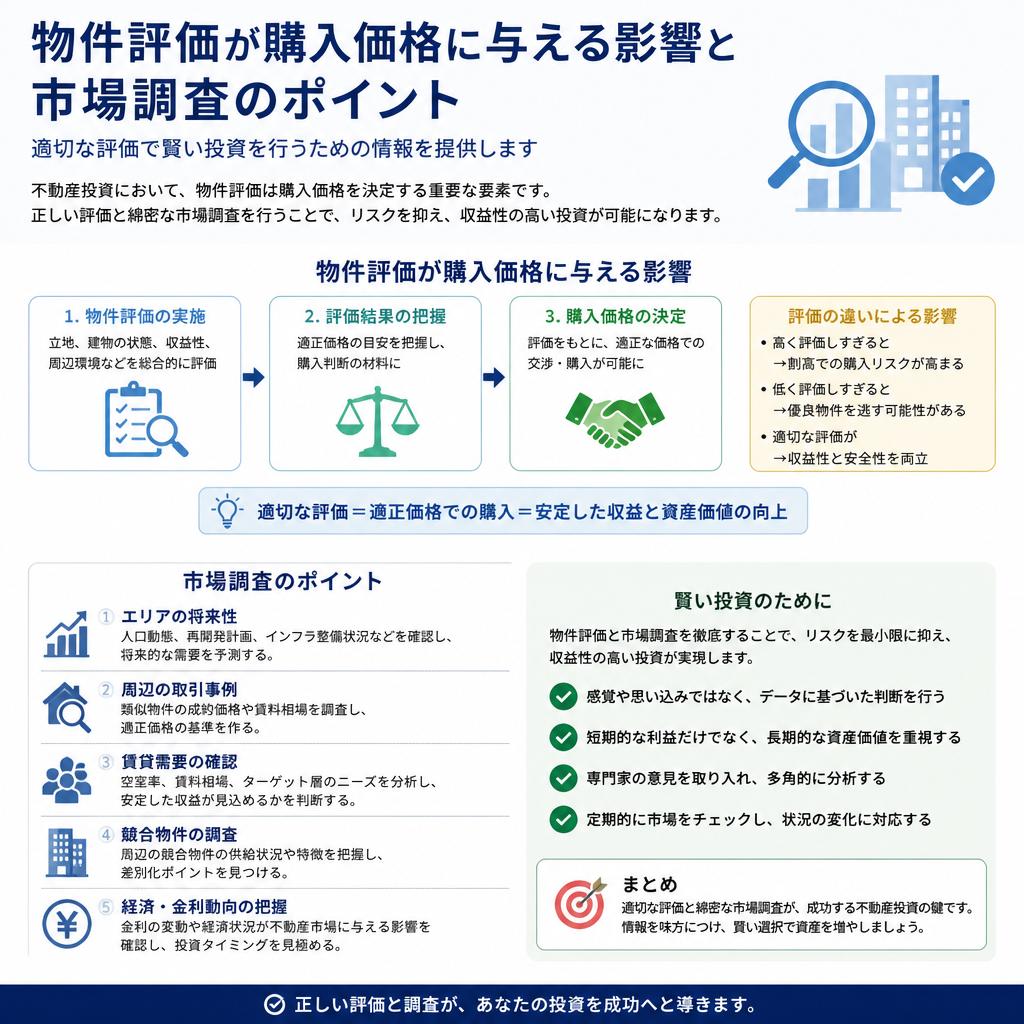 物件評価と市場調査の重要性