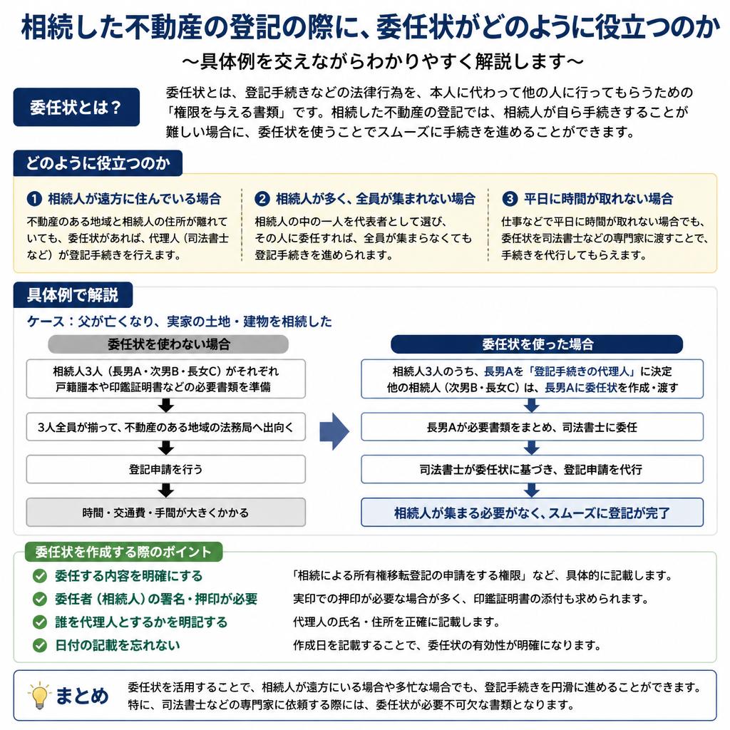 2. 不動産登記における委任状の活用法