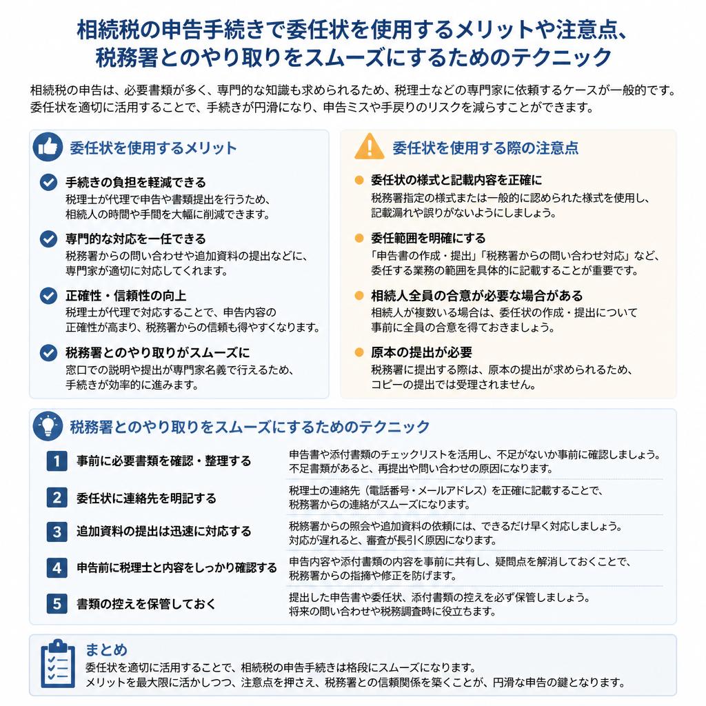 3. 相続税の申告と委任状の関係