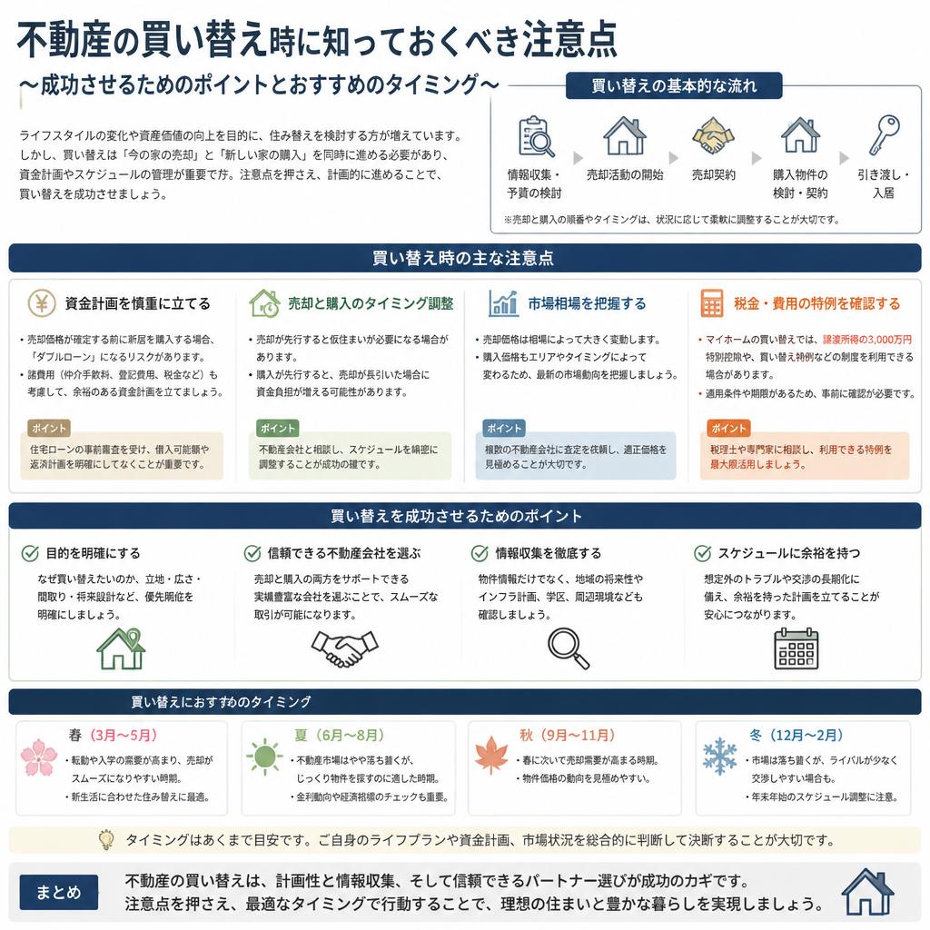 3. 買い替え時の注意点とポイント