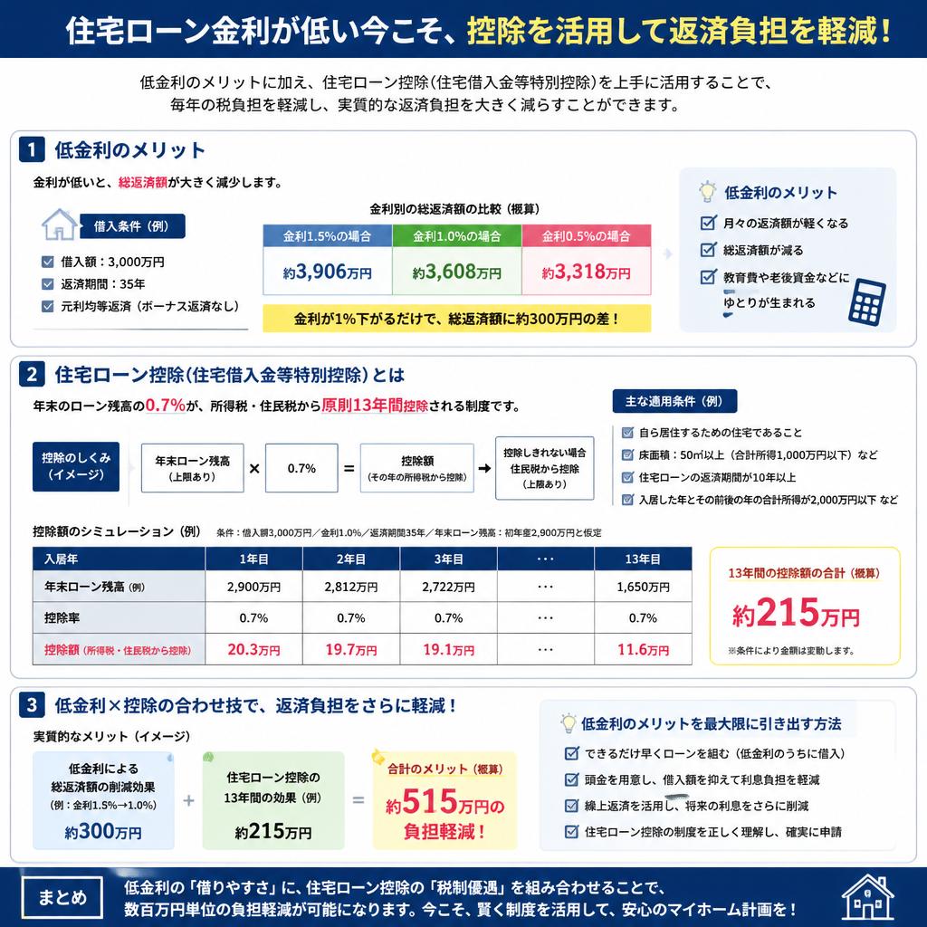 金利と住宅ローン控除の関係