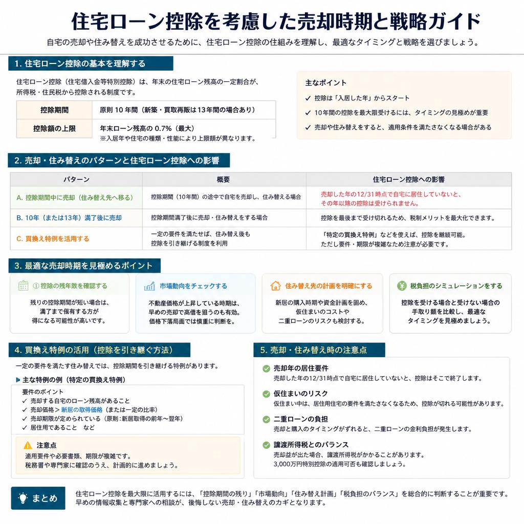 自宅売却と住み替え時のポイント