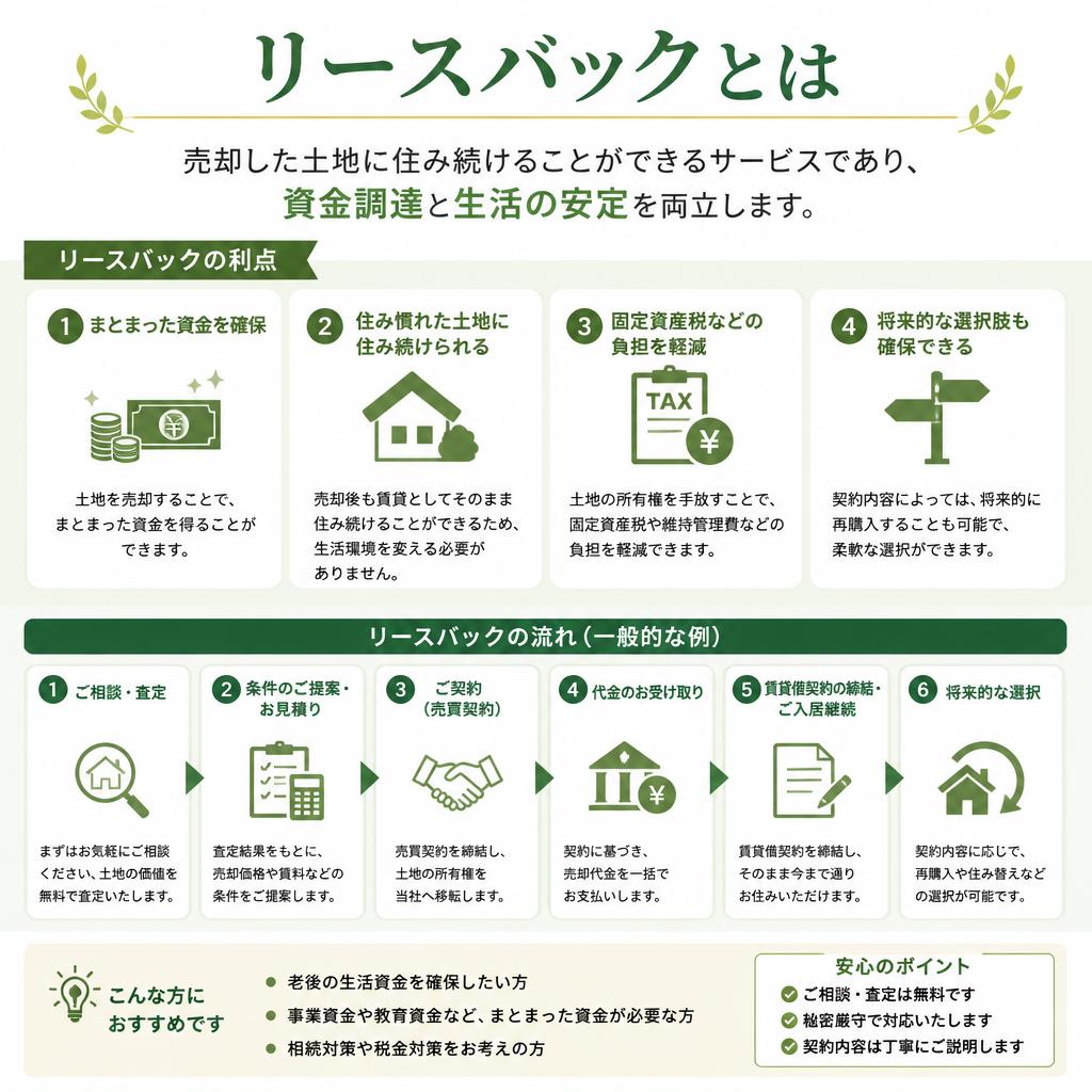 リースバックのメリットとは？