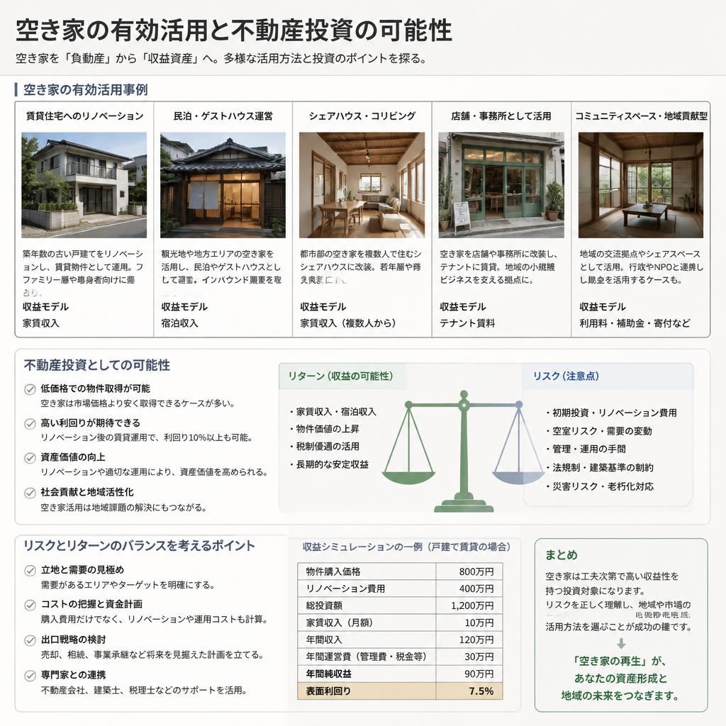 不動産投資の視点から見る空き家