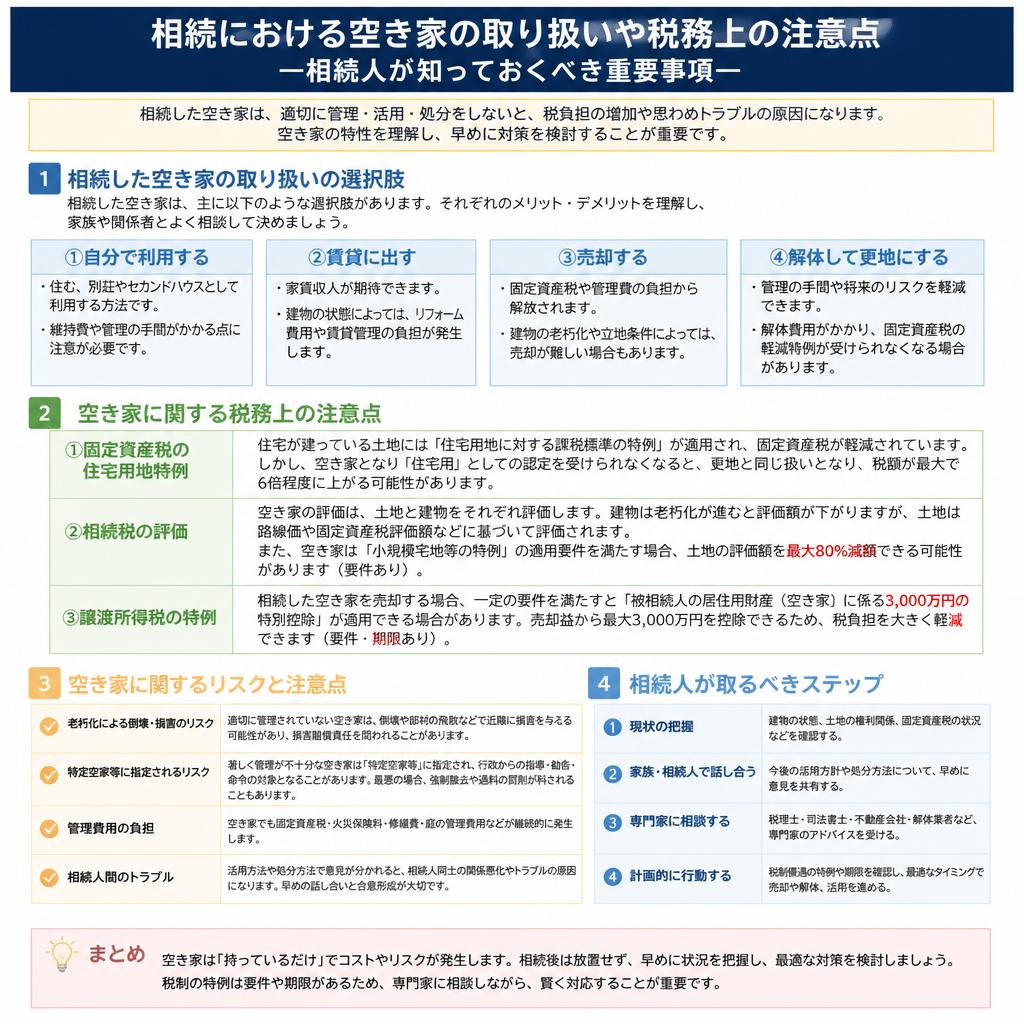 相続税と空き家の関連性