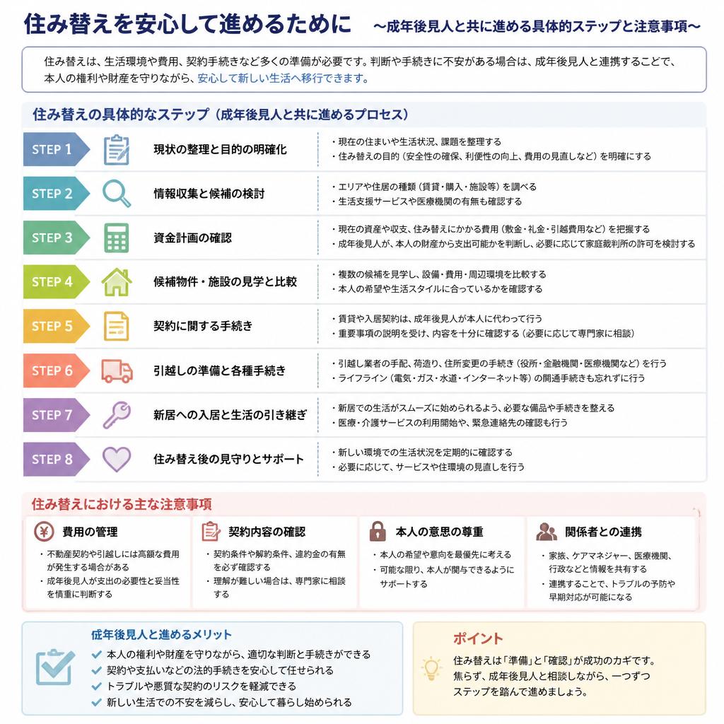 快適な住み替えのステップ