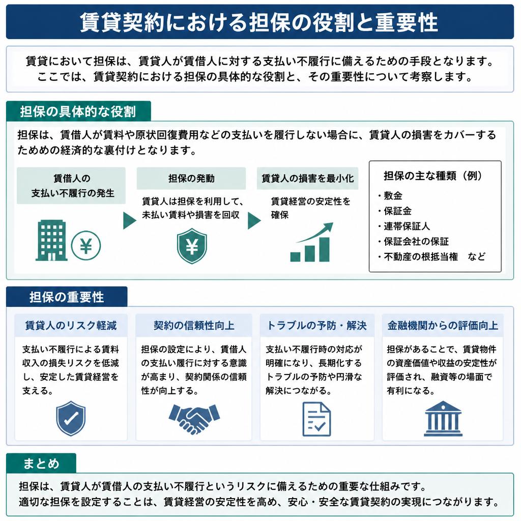 賃貸契約における担保の意義