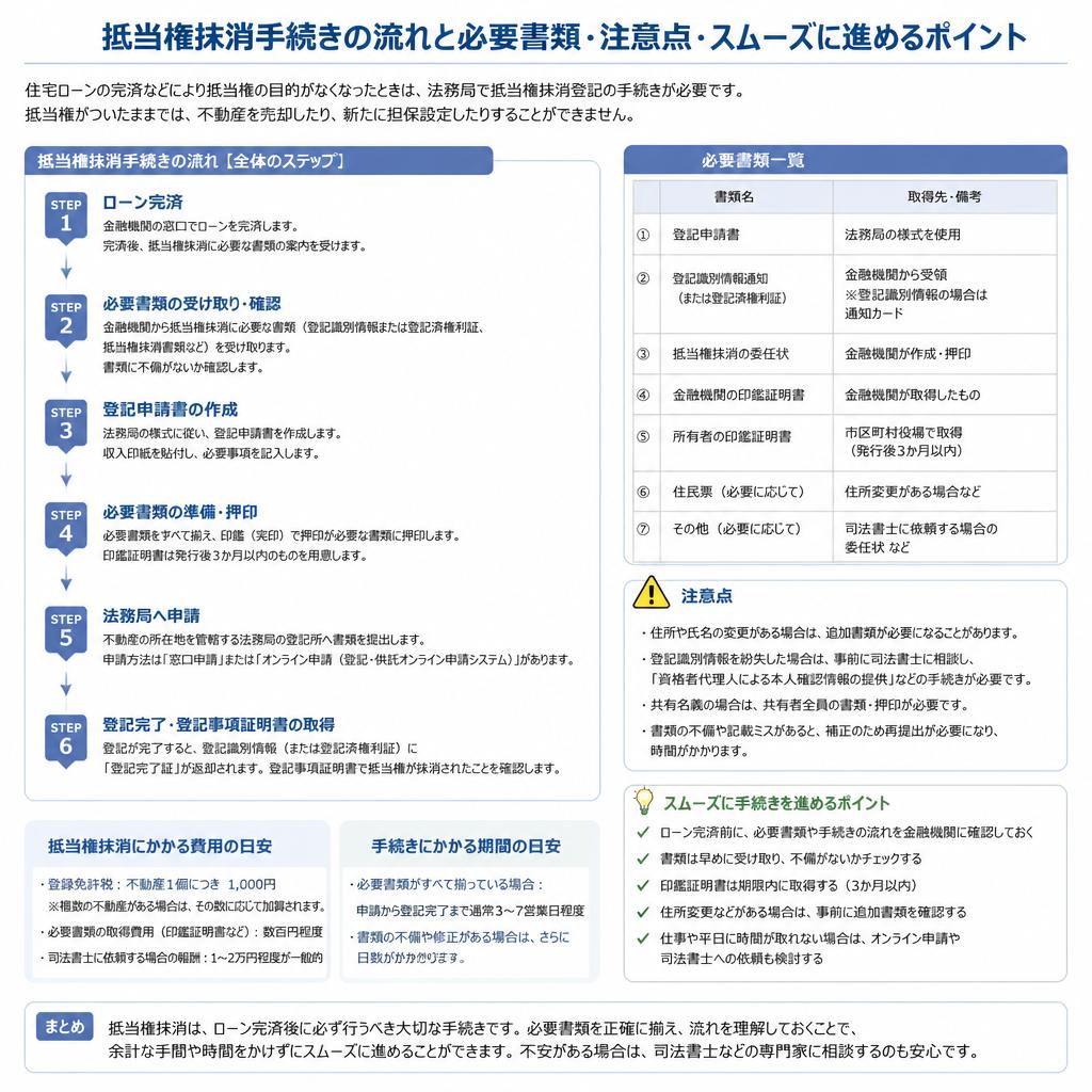 3. 抵当権抹消手続きの流れ