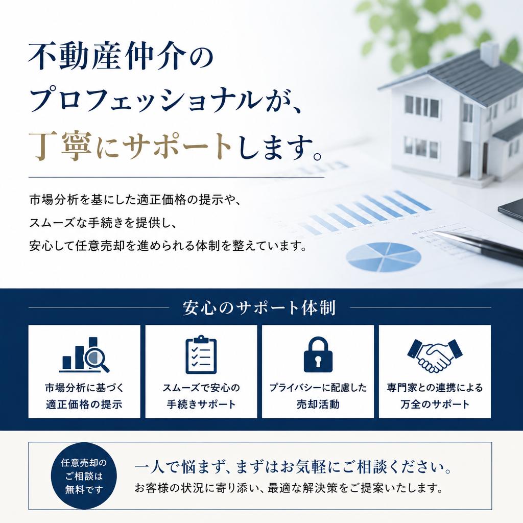 私たちの任意売却サービスの特徴