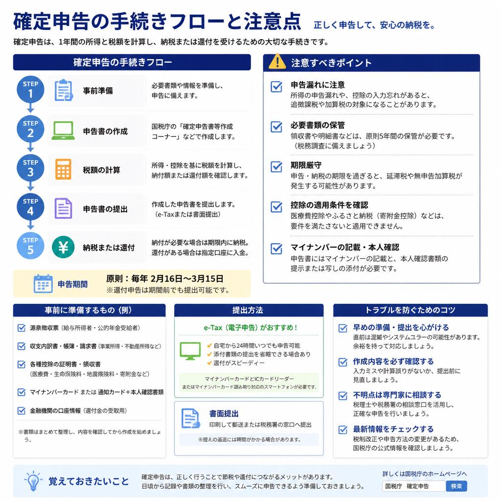 実際の手続きと注意点