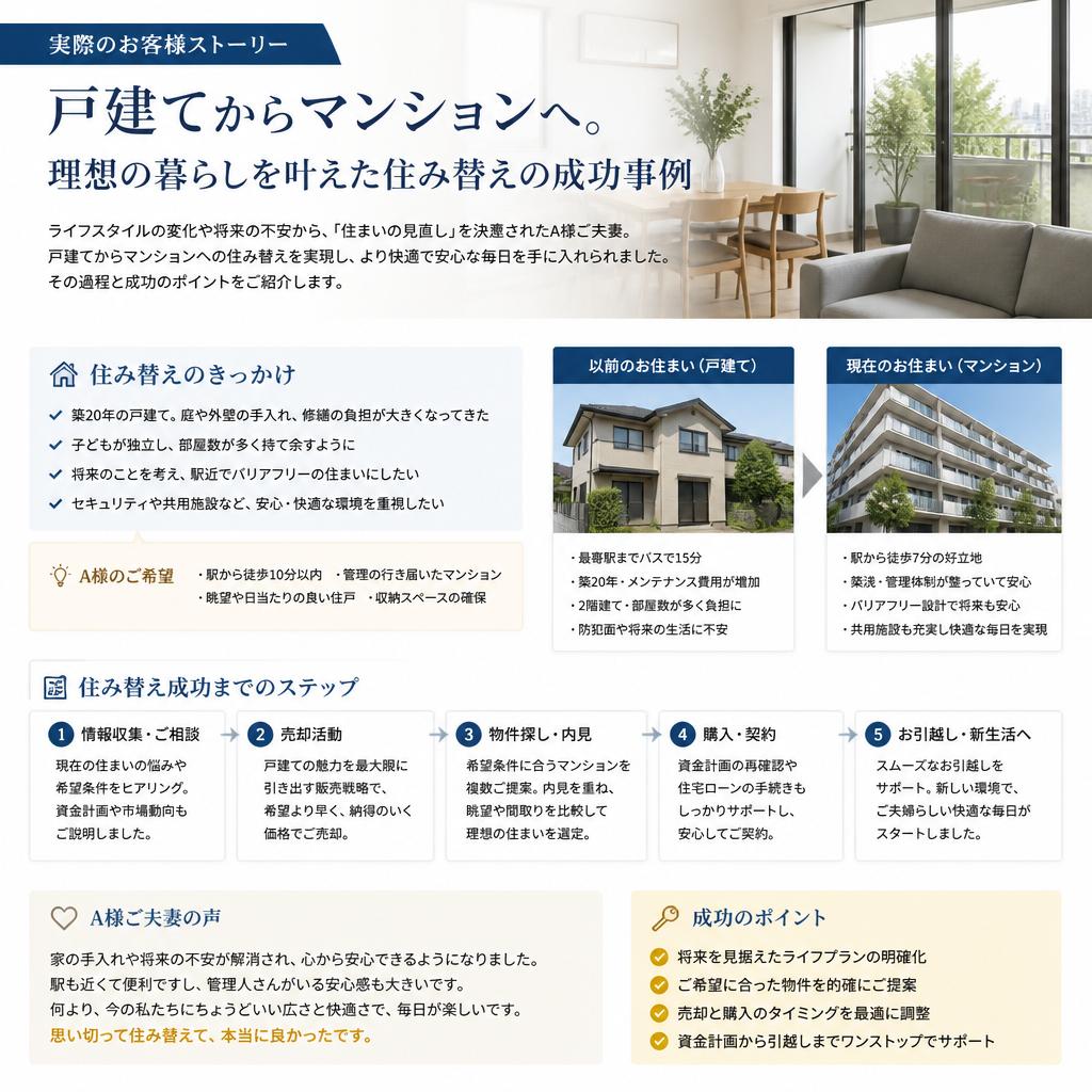 成功事例：相模原市の住み替えストーリー