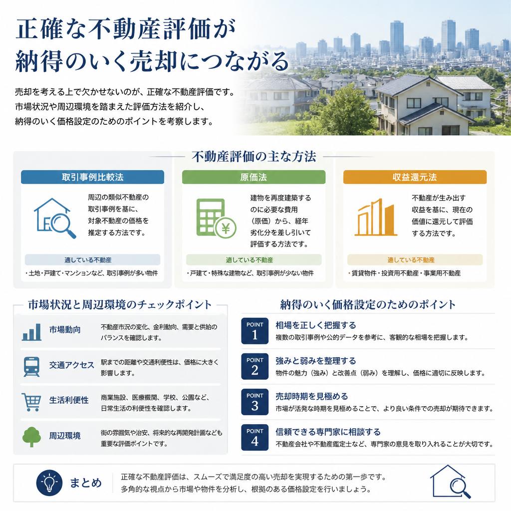 適切な不動産評価で成功への第一歩