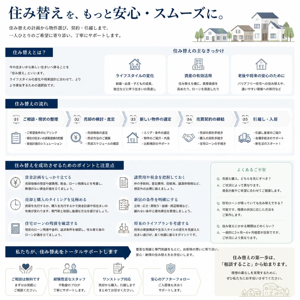 住み替え支援とその流れ